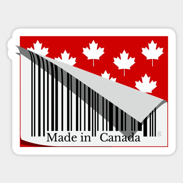 Oh Canada Sticker by gtee